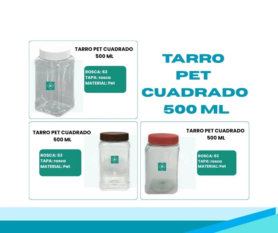RRO  PET  CUADRADO  500 ML